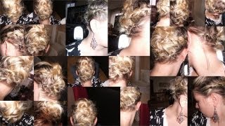 Tutorial Hochsteckfrisur auch für kurze Haare Short Hair Up do [upl. by Brubaker]