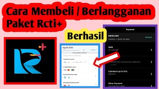 Update Cara Beli Paket Rcti Plus  Berlangganan Rcti Plus [upl. by Ailsa]