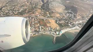 Landing at Heraklion airport Crete on the 4624✈️✈️✈️✈️✈️✈️✈️😎😎😎😁 [upl. by Harilda]