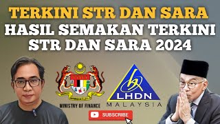 TERKINI HASIL SEMAKAN STR FASA 2 DAN SARA MYKASIH DAN EKASIH [upl. by Kcerb651]