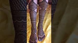 bridal Paon Ki Mehandi design [upl. by Waki275]