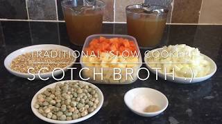 Traditional Scotch Broth recipe  Scottish Recipe  Slow Cooker [upl. by Pinchas104]