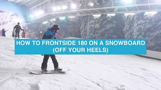 How to 180 on a Snowboard [upl. by Torbert]