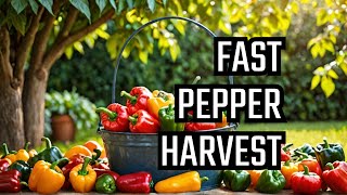 How to Grow Bell Peppers Fast  organic [upl. by Schwenk141]