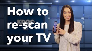 KDOCTV  How to Rescan your TV [upl. by Einnig892]