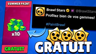 GEMMES GRATUITES TOUT de SUITE  🔥 nouvelles promos nouveau skin infos et plus Brawl Stars [upl. by Stefano85]