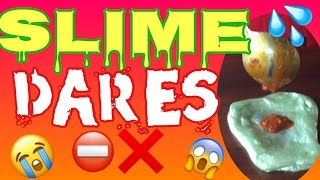 SLIME DARES 1  Slime disambelin Dilempar ke jalan [upl. by Llechtim]