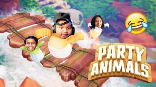 Lawak GAME PALING KELAKARCOMEL TAHUN 2024🤣  Party Animals Malaysia 1 [upl. by Chill]