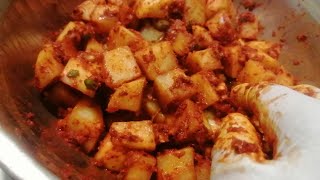 Radish Kimchi  kkakdugi easy recipe [upl. by Meyer]