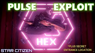 Star Citizen  Exploit Pulse Inside Grim Hex  Plus Secret Entrance [upl. by Willms]