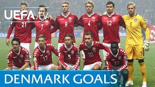 Denmarks top five European Qualifiers goals [upl. by Mook]