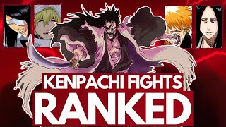 Every KENPACHI ZARAKI Fight in Bleach Ranked from WORST to BEST [upl. by Jorrie432]