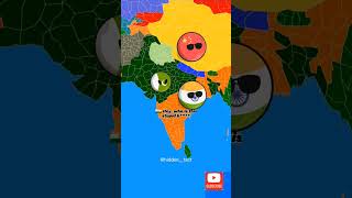 How did the conflict between 🇮🇳India and🇵🇰 Pakistan occurred  nutshell countryballanimation1m [upl. by Enra]