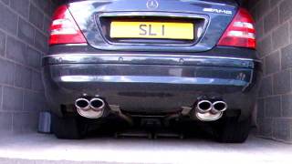 MERCEDES C55 AMG 54 V8 XPIPE  DECAT EXHAUST UK [upl. by Konopka]