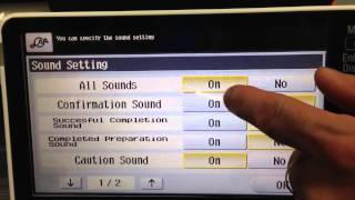 KM C224eC754e How to Disable Sound updated [upl. by Palmore]