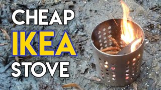 Cheapest Bushcraft Wood Stove from IKEA [upl. by Dixon367]