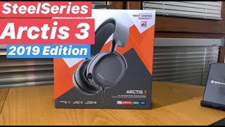 SteelSeries Arctis 3 2019 Edition Review  Mic Test [upl. by Rekrap]