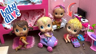 NEW Baby alive crib life dolls Morning routine ☀️ [upl. by Philpot]