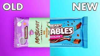 Old vs New MrBeast Feastables Bars [upl. by William]