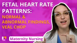 Fetal Heart Rate Patterns Normal and Abnormal Findings VEAL CHOP  Maternity Nursing  LevelUpRN [upl. by Maclay]