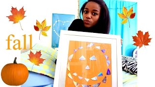 DIY FALL PUMPKIN PICTURE FRAME [upl. by Anaujait]