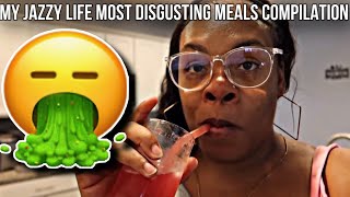 MY JAZZY LIFE MOST DISGUSTING MEALS COMPILATION🤮 [upl. by Ainafetse996]