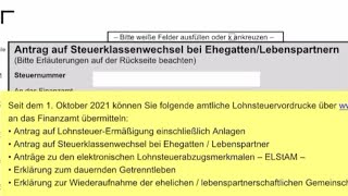 Как сменить налоговый класс в Германии заполняем бланк Steuerklasse wechseln [upl. by Nahraf904]