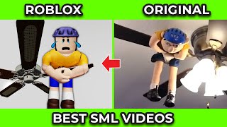 SML Movie vs SML ROBLOX 1 HOURS OF BEST SML VIDEOS  Side by Side [upl. by Annwahs]