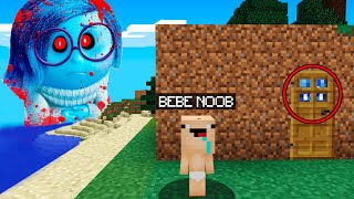 BEBÉ NOOB vs TRISTEZAEXE en Minecraft 😱 Intensamente 2 vs Bebe noob TROLL  ROLEPLAY [upl. by Lav]