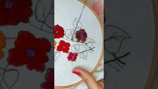 Back Stich Embroidery Tutorials 🪡🪡 embroidery trending youtube shorts viralshorts youtubefeed [upl. by Alliw]