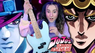 SINGER REACTS to JOJOs BIZARRE ADVENTURE ALL OPENINGS  for THE FIRST TIME [upl. by Llerral]