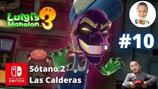 Mansión de Luigi 3 Sótano 2  Las Calderas Luigis Mansion 3 Nintendo Switch [upl. by Nanyt310]