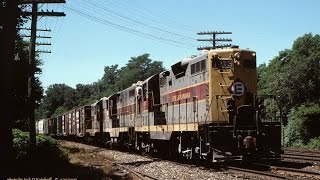 Conrail on the exErie mainline in 1977 CR 2749EL 1213CR 3194 [upl. by Theodore]