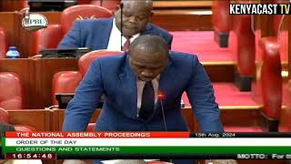 Hon John GitongaGeneral Statement Kenya Young Parliamentarian Association 2024 [upl. by Anahsar449]