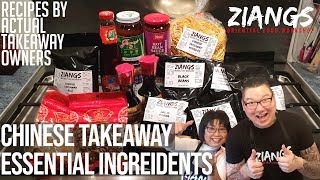 Ziangs Chinese Takeaway Must Have Ingredients the essentials [upl. by Le299]