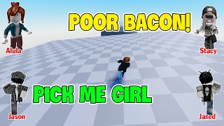 TEXT To Speech Emoji Groupchat Conversations  Im Always Lonely Just Because Im Bacon [upl. by Acinomahs]