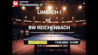 LIVE Tischtennis LIMBACH vs REICHENBACH Bezirksliga Chemnitz 2324 [upl. by Olnton551]