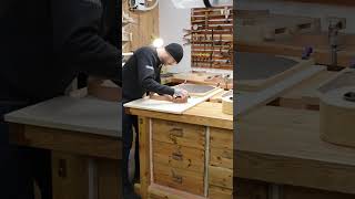 Shaping guitar linings to fit the complex shape of the top and back luthier howitsmade woodwork [upl. by Enyleuqcaj]