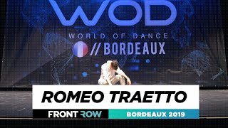 Romeo Traetto  FRONTROW  Upper Division  World of Dance Bordeaux 2019  WODBDX19 [upl. by Jaeger402]