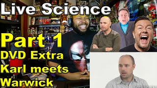 Part 1 Karl Pilkington amp Warwick Davis Meet for the first time Reaction [upl. by Dnomyaw621]