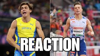 Karsten Warholm vs Mondo Duplantis 100m Was Perfect in Every Way [upl. by Ettedo675]