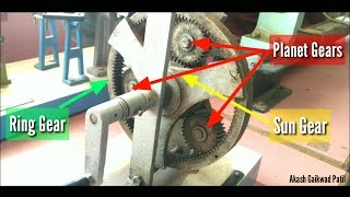 Understanding Epicyclic Gear Train Construction and Working By Akash Gaikwad Patil [upl. by Eecyac48]