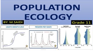 POPULATION ECOLOGY GRADE 11 LIFE SCIENCES FULL TOPICTHUNDEREDUC BY MSAIDI [upl. by William]