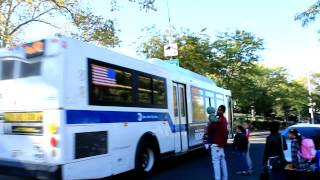 MaBSTOA Bus Orion 7 CNG 7715 Bx42 ST at E Tremont Ave amp US Route 1 [upl. by Eenet313]