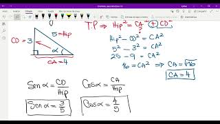 🔺RAZONES TRIGONOMETRICAS en🔻 triángulos RECTANGULOS [upl. by Adiari737]