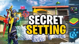 SECRET SETTING Revealed to Get 100 Headshots  Msi 4 I Bluestacks 4 4K [upl. by Aynotal]