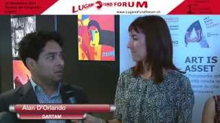 Lugano Fund Forum 2014 Intervista ad Alan DOrlando di GARTAM e Melissa Colangelo di ARTMEET [upl. by Sander]