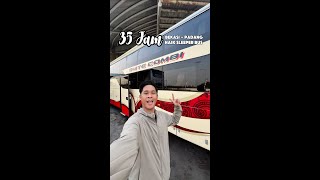 35 Jam Bekasi  Padang Naik Sleeper Bus Sembodo [upl. by Asirrom]