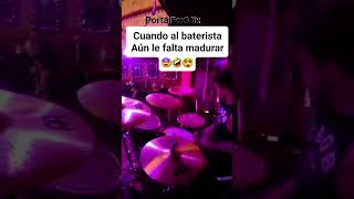 cuando al baterista aun le falta madurar humor rock [upl. by Ahsrats]