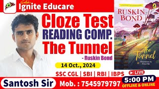 The Tunnel Reading Comprehension Santosh Sir literature english comprehensionskills ruskinbond [upl. by Htidirem]